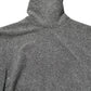 Gray Nylon Bodycon Sheath Long Sleeves Dress