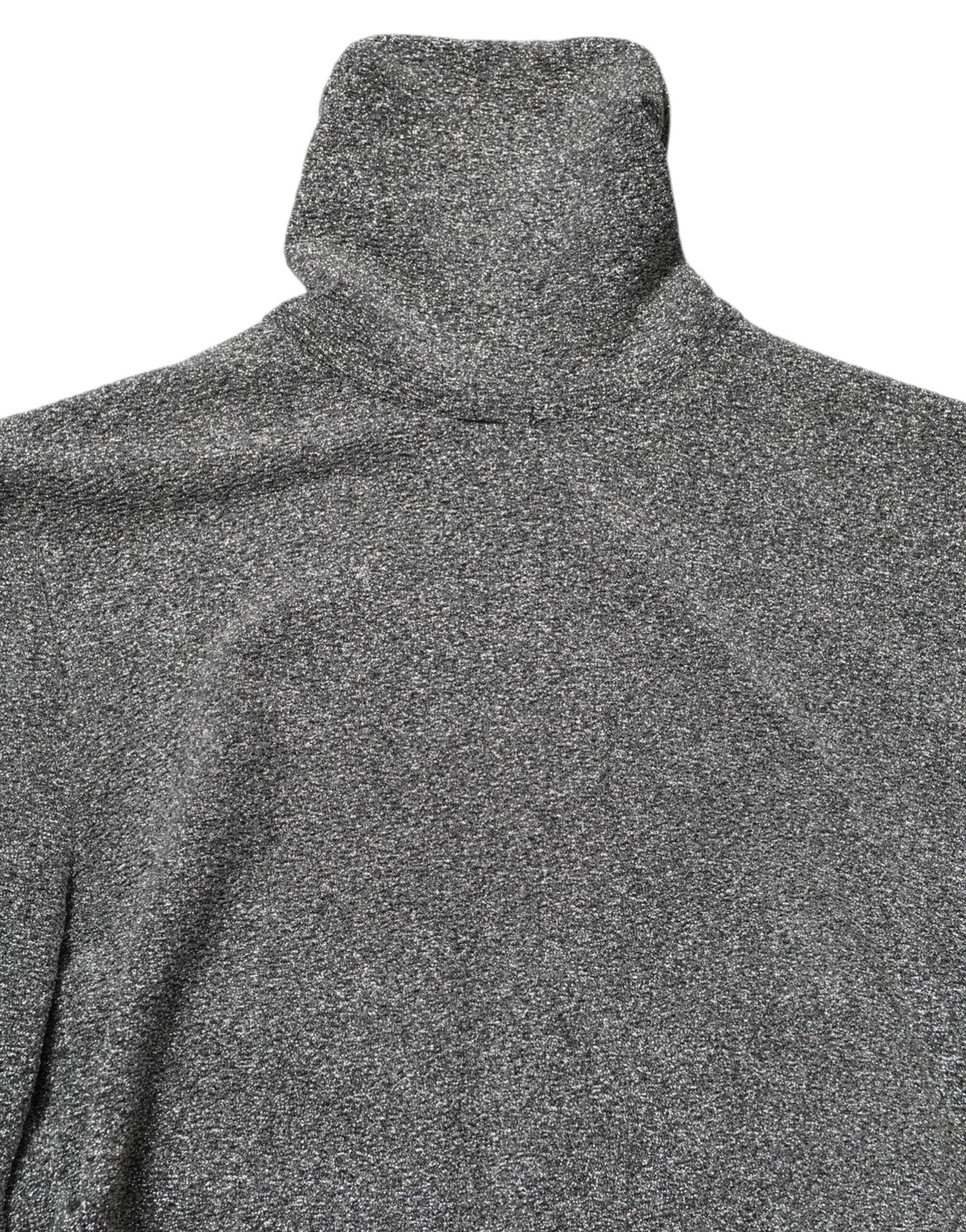 Gray Nylon Bodycon Sheath Long Sleeves Dress