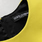 Yellow A-line Sheath Sleeveless Mini Dress