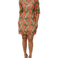 Multicolor Floral Embroidery Aline Mini Dress