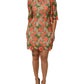 Multicolor Floral Embroidery Aline Mini Dress