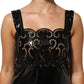 Black Cut Out A-line Sheath Mini Dress