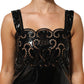 Black Cut Out A-line Sheath Mini Dress