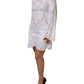 White Cut Out A-line Sheath Mini Dress