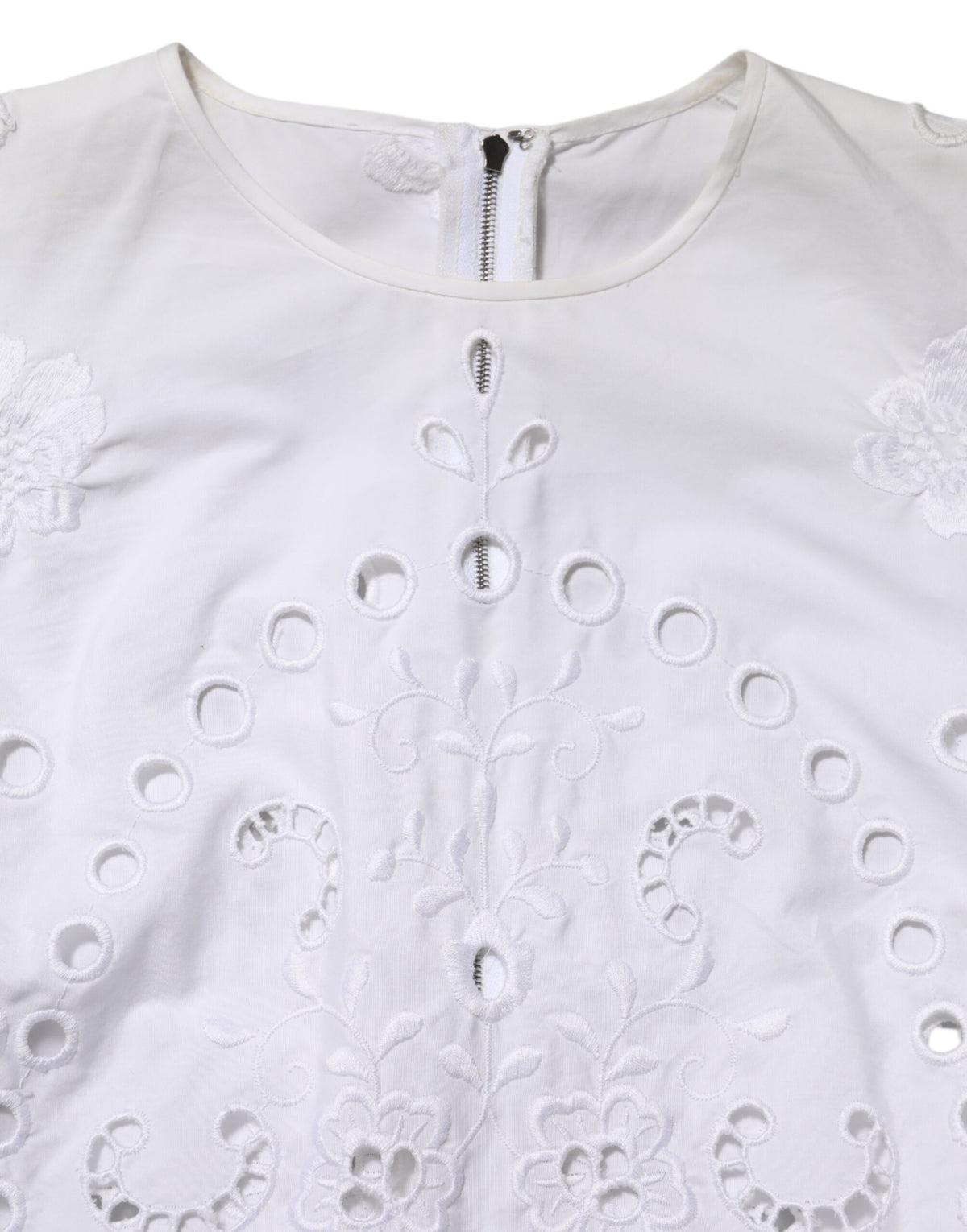 White Cut Out A-line Sheath Mini Dress