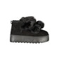 Black Polyester Women Boot