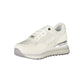 White Polyester Women Sneaker