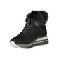 Black Polyester Women Sneaker
