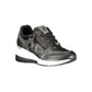 Black Polyester Women Sneaker