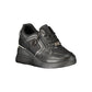 Black Polyester Women Sneaker