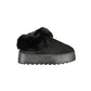 Black Polyester Women Sneaker