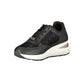 Black Polyester Women Sneaker