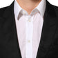 Black MARTINI 2 Buttons Suit Jacket Blazer