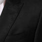 Black MARTINI 2 Buttons Suit Jacket Blazer