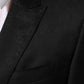 Black MARTINI 2 Buttons Suit Jacket Blazer
