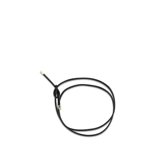 Tubular Belt with metal finials