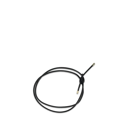 Tubular Belt with metal finials