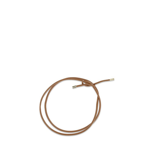 Tubular Belt with metal finials