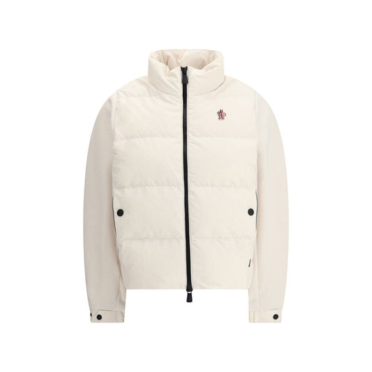Jacket with sleeves in contrast