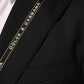 Black SICILIA Double Breasted Jacket Blazer