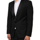Black MARTINI 1 Button Suit Jacket Blazer