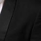 Black MARTINI 1 Button Suit Jacket Blazer