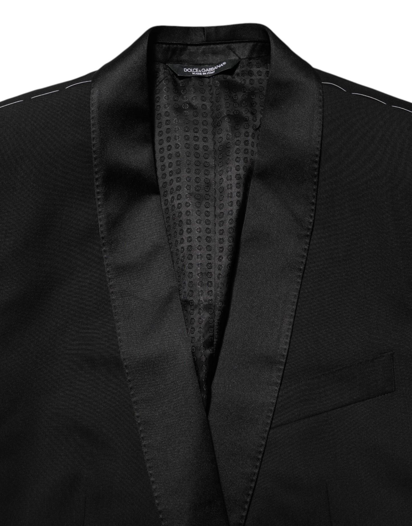 Black MARTINI 1 Button Suit Jacket Blazer