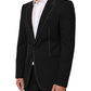 Black SICILIA 2 Buttons Suit Jacket Blazer