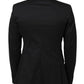 Black Cotton 2 Buttons Suit Jacket Blazer