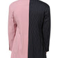 Multicolor Patchwork Single Breasted Jacket Blazer