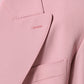 Multicolor Patchwork Single Breasted Jacket Blazer