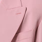 Multicolor Patchwork Single Breasted Jacket Blazer