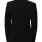 Black Wool 2 Buttons Suit Men Jacket Blazer