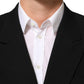 Black Wool 2 Buttons Suit Men Jacket Blazer