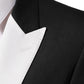 Black White MARTINI 1 Button Men Suit Blazer