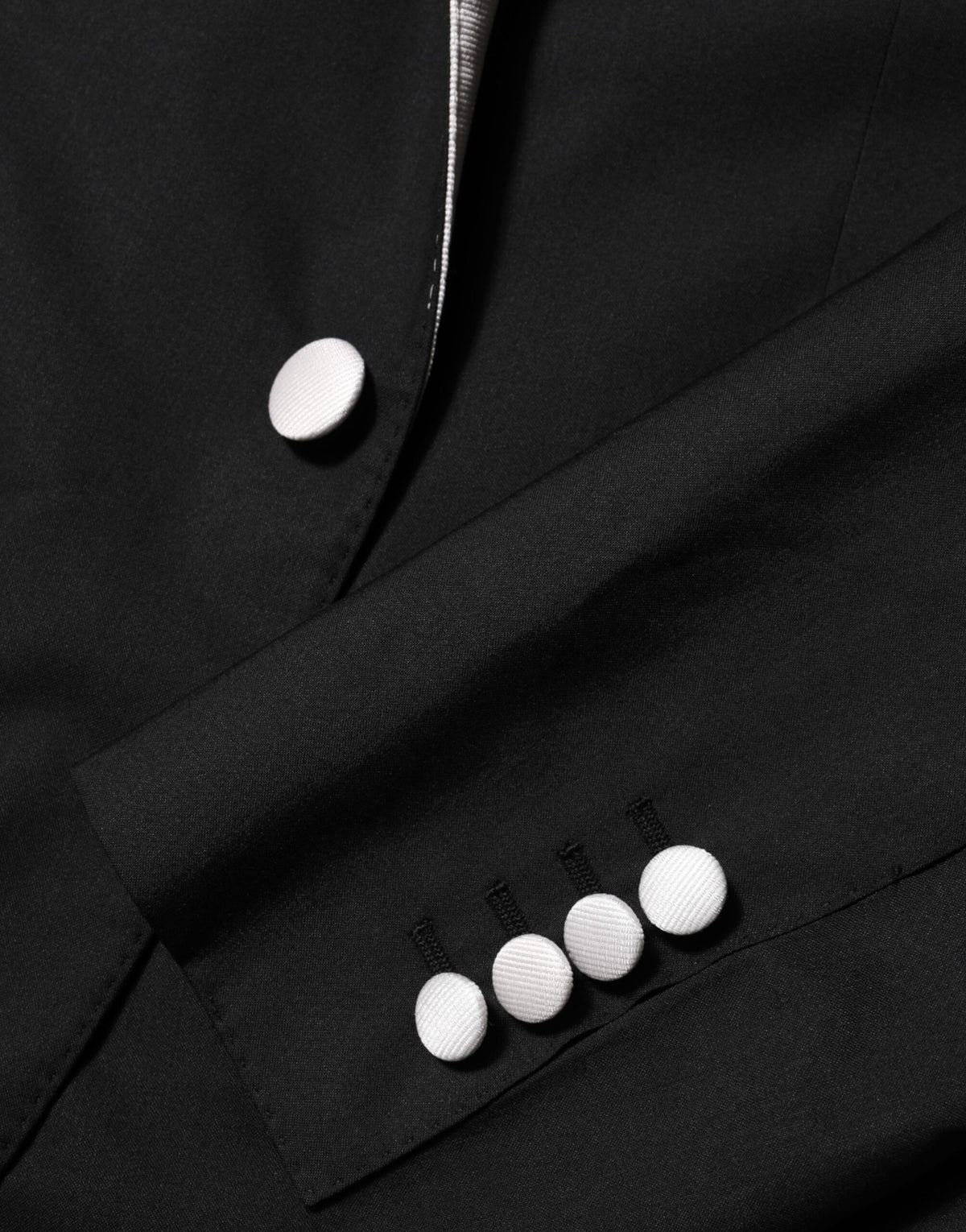 Black White MARTINI 1 Button Men Suit Blazer