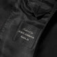Black Wool GOLD 1 Button Men Suit Blazer
