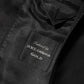 Black Wool GOLD 1 Button Men Suit Blazer