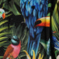 Multicolor Parrot Print Lounge Casual Shirt