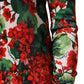 Multicolor Floral Short Portofino Dress