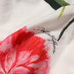 White Floral One Shoulder Sheath Dress