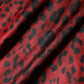 Red Leopard Sheath Long Sleeves Dress