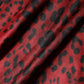 Red Leopard Sheath Long Sleeves Dress