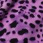 Violet Leopard Sheath Bodycon Mini Dress