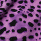 Violet Leopard Sheath Bodycon Mini Dress