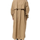 Khaki Double Breasted Trench Coat Jacket