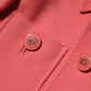 Pink Buttoned Down Trench Coat Jacket