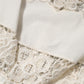 White Poplin Openwork Embroidery Tank Top
