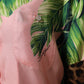Pink Jungle Forest Oversized Blouse Shirt Top