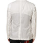 White Cotton 1 Button Men Suit Blazer